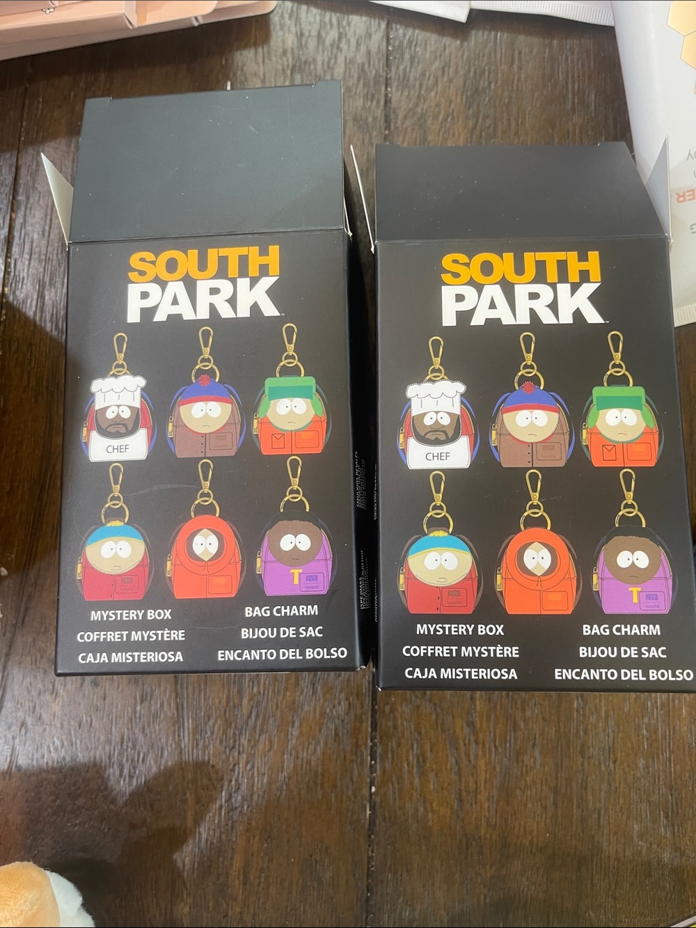 Loungefly South Park Stan & Kyle Mini Backpack Coin Purses - Brown & Orange - Picture 2 of 3